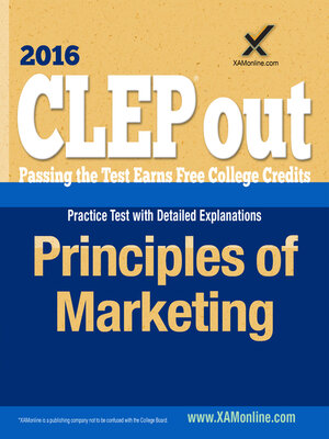 cover image of CLEP Principles of Marketing